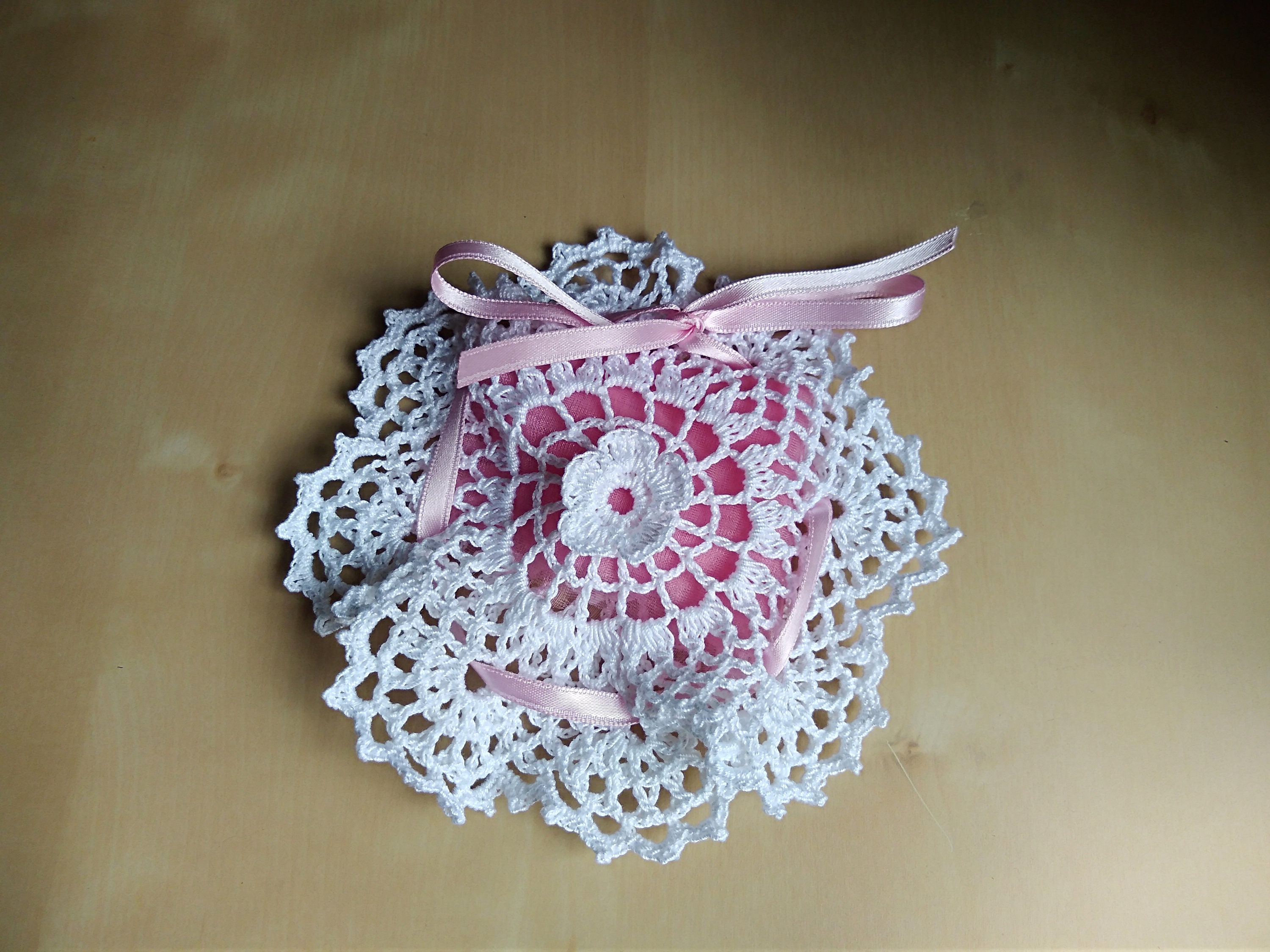 crochet wedding favor bags