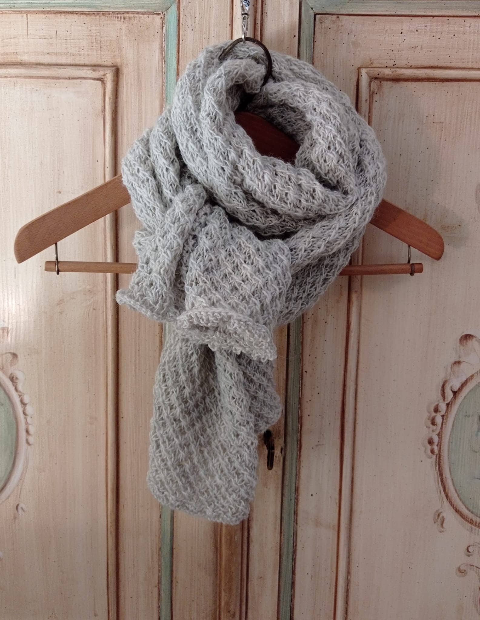 Scarf Sciarpa Traforata Ai Ferri Ai Ferri Facile Tutorial Collo A