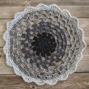 Granny Circle Mandala, Mandala, Crochet Mandala, Fiber Art, Doily, Crochet Doily, Housewarming Gift, Home Decor, Boho