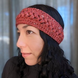 City Tweed Ear Warmers, Ear Warmers, Crochet Headband, Merino Wool Ear Warmers, Tweed Headband, Fall Fashion, Winter Fashion, Gift For Her