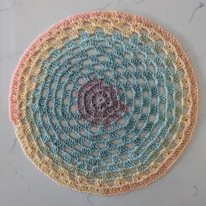 Oma Kreis Mandala, Mandala, Häkeln Mandala, Fiber Art, Deckchen, Häkeldeckchen, Housewarming Geschenk, Wohnkultur, Boho, Geschenk, Handgemacht