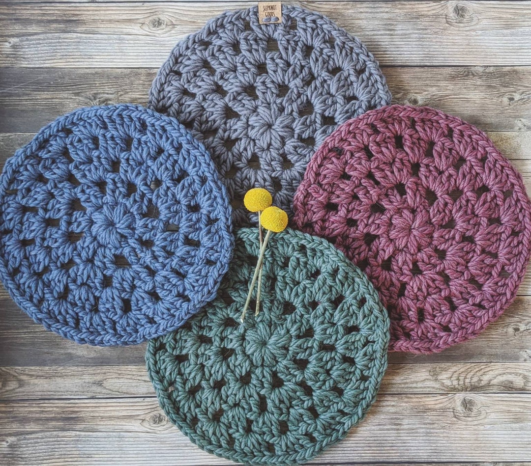 Upcycled Wool Placemats, Placemats, Wool Placemats, Upcycled Wool