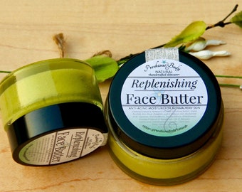 Replenishing Face Butter | Natural Organic Skin Care | Hyaluronic Acid Face Moisturizer | Hemp Moisturizer | Dry Skin Moisturizer