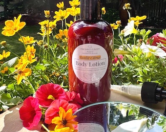 Sunlit Citrus Lotion | Hand & Body Moisturizer | Natural Cream for Soft Hydrated Skin | 8.4 oz