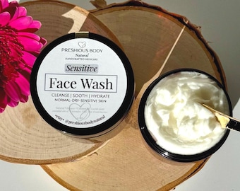 Sensitive Skin Face Wash: Natural Coconut Oil Cleanser