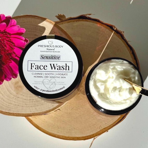 Sensitive Skin Face Wash: Natural Coconut Oil Cleanser