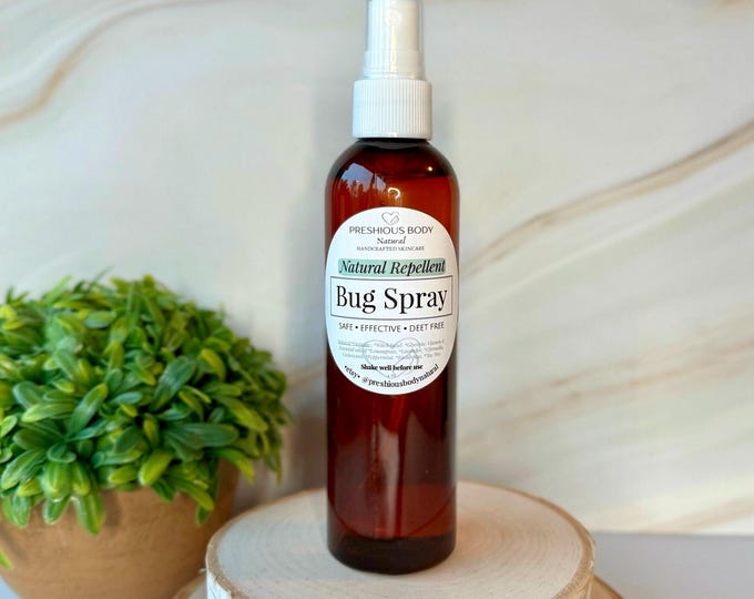 Bug Spray | Insect Repellent | DEET Free | Natural Skincare | 4 oz