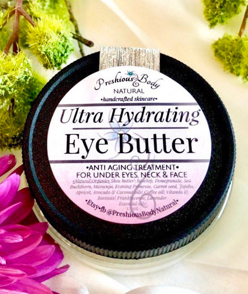 Ultra Hydrating Eye Butter Natural Eye Cream AntiAging Eye Etsy