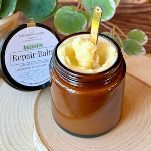 Intensive Repair Balm | Dry Skin Moisturizer | Organic Cocoa Butter, Calendula, Beeswax Balm | Natural Skincare