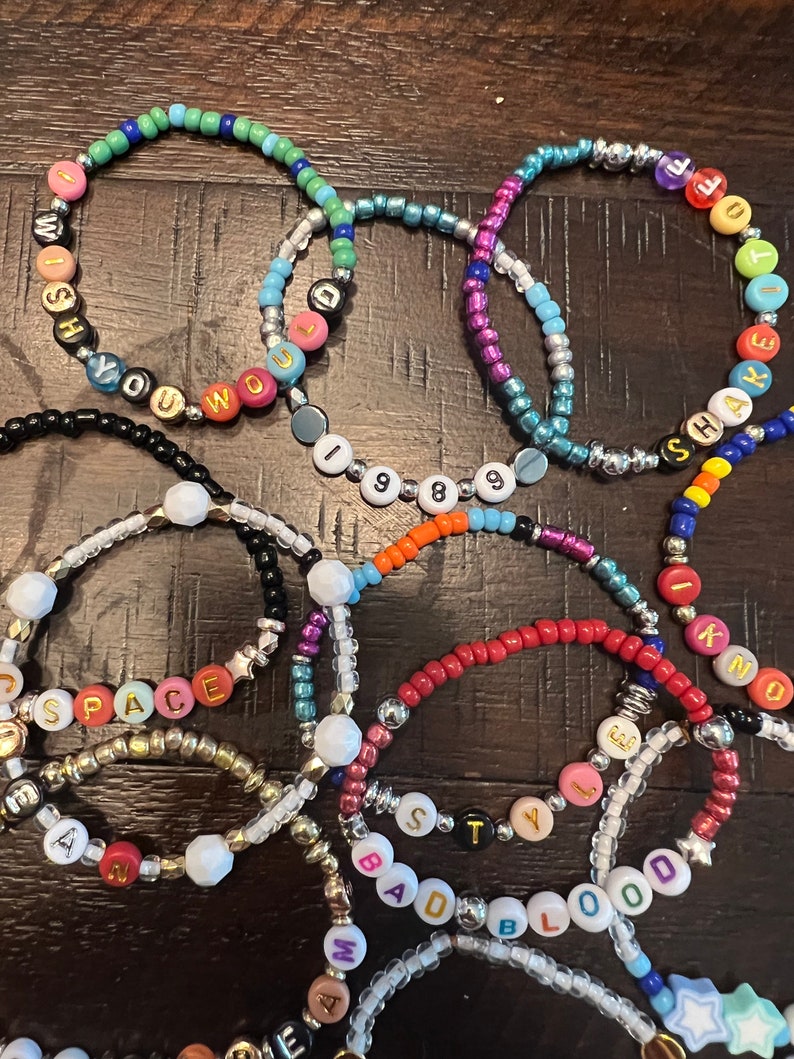 Taylor Swift 1989 Eras Tour Bracelets 13 Pack Etsy