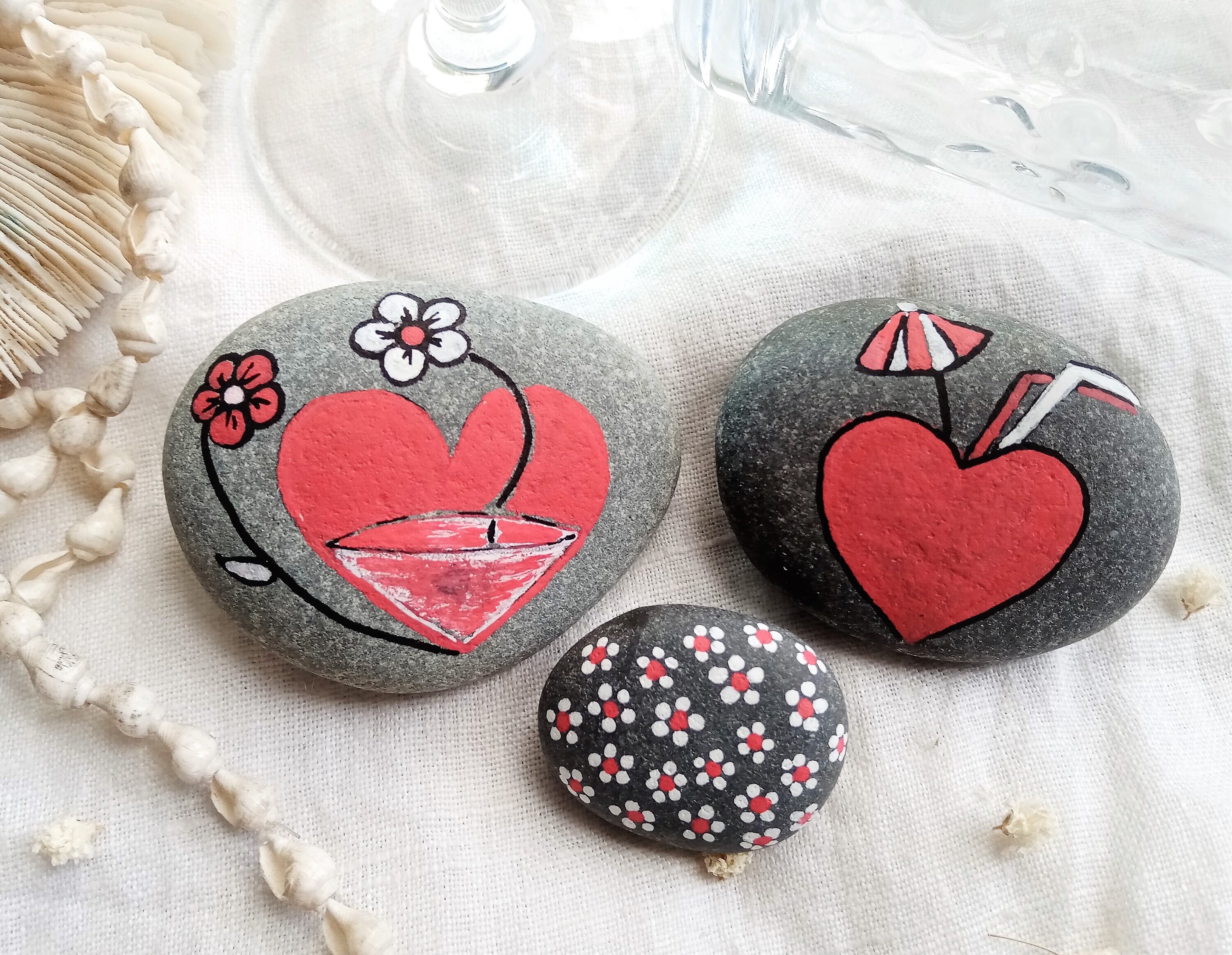 Cailloux En Forme De Coeur Signification Cailloux coeur - Etsy France