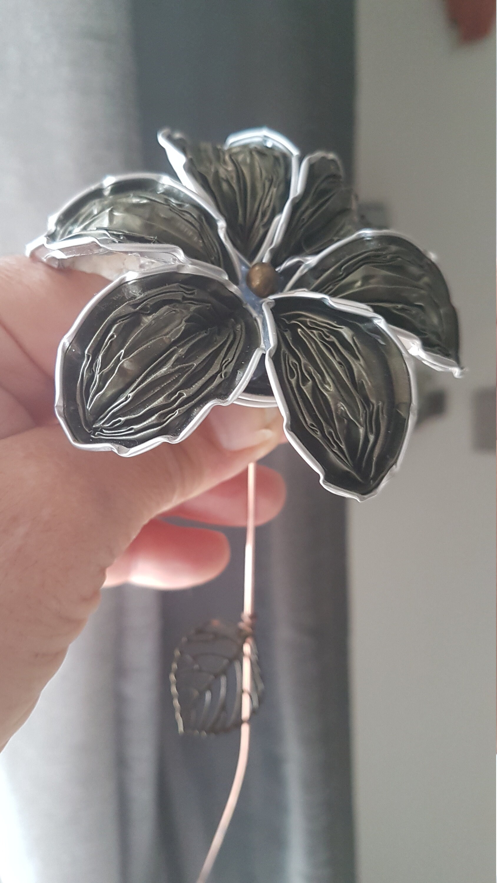 Fleur sur Tige Pour Un Bouquet ou en Soliflore, à Partir de Capsules Nespresso Recyclées