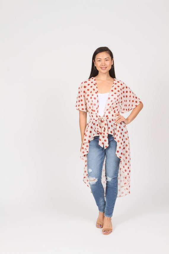 off white duster cardigan