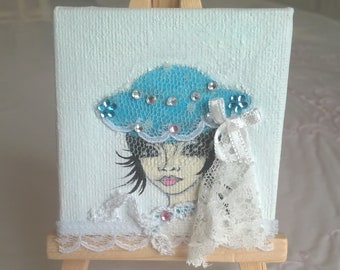 Peinture Miniature Shabby chic