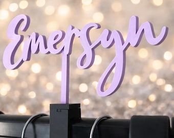 Custom Cursive Name for Dance Bag Hanger Bar