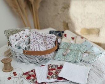 Reusable cotton washable wipes