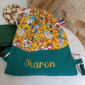 sac change/sac a dos en tissus/ sac de sport enfant