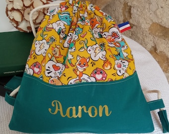 children's changing bag/fabric backpack/sports bag