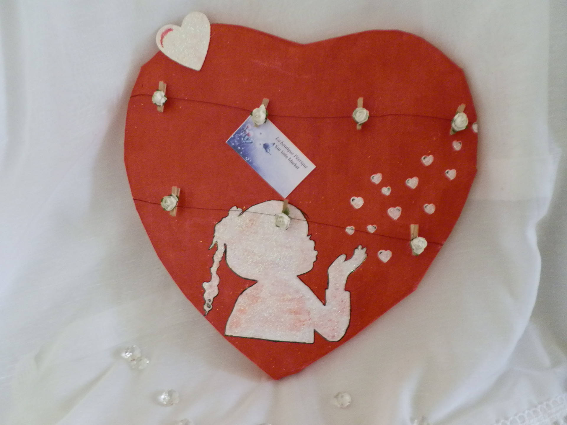 Cadre Pèle Mêle en Forme de Cœur