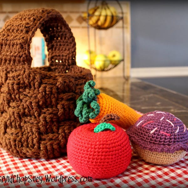 Crochet Picnic Basket Pattern Etsy