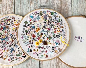 365 Days of Stitches: Keep a personal embroidery journal: motifs