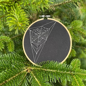 Spiderweb Embroidery, Embroidery Tutorial, Hand Embroidery, Embroidery Pattern PDF