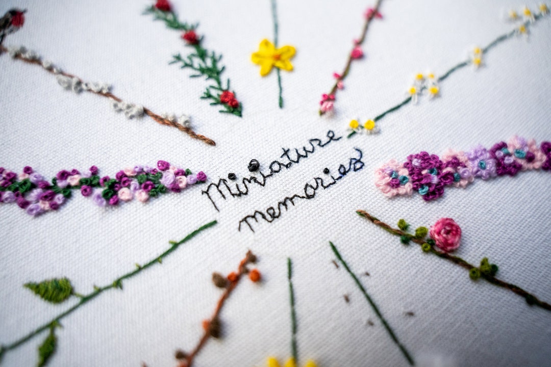 Threaded Journal Embroidery Sampler, Embroidered Journal, Thread Journal, Embroidery ...