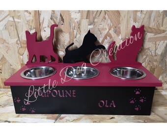 Support Gamelle Chat Etsy Support Gamelle Chat Etsy