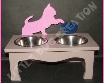 Gamelle Chat En Bois Etsy Gamelle Chat En Bois Etsy