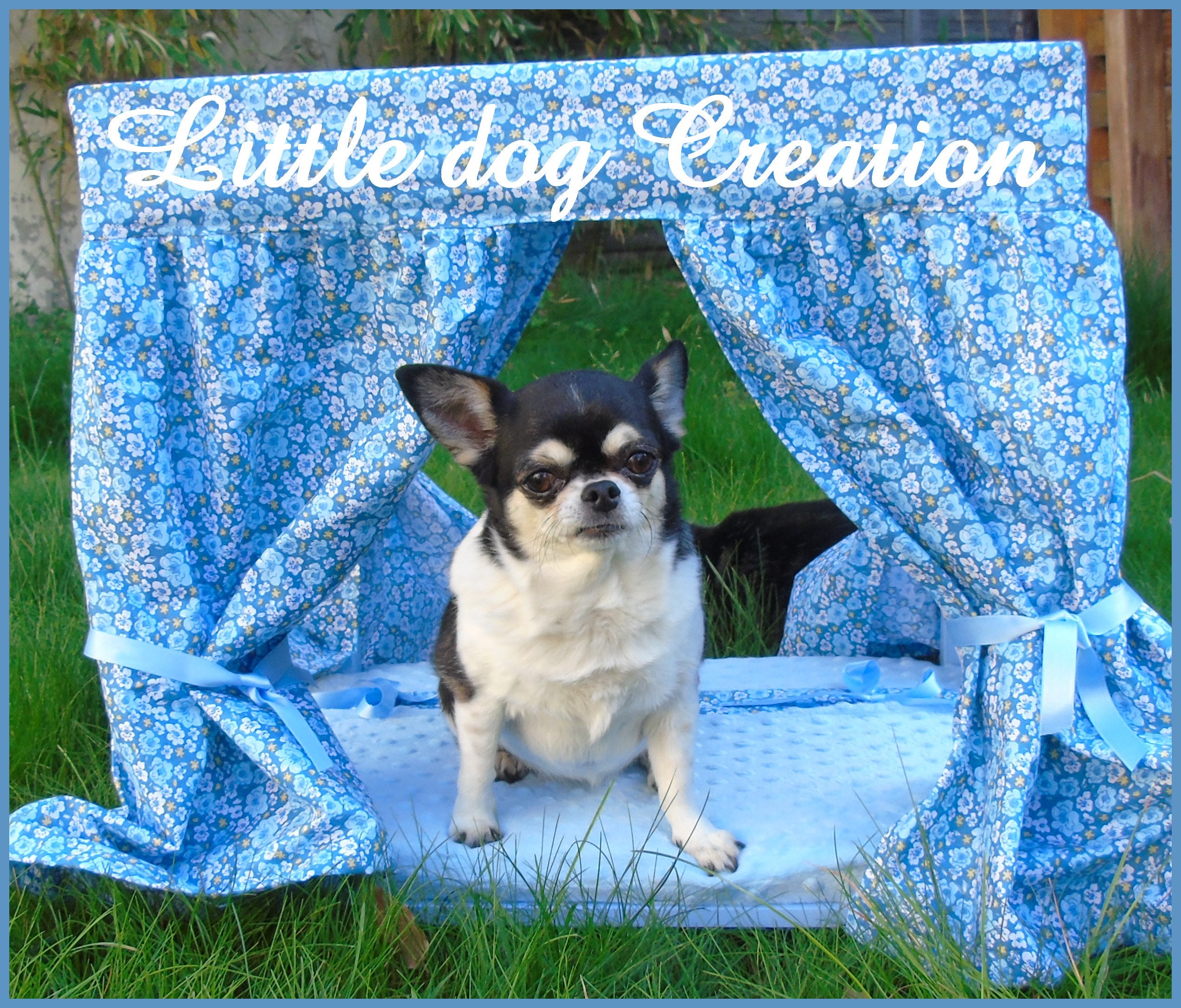 Lit en Bois Pour Animal de Compagnie Couleurs Au Choix Personnalisable