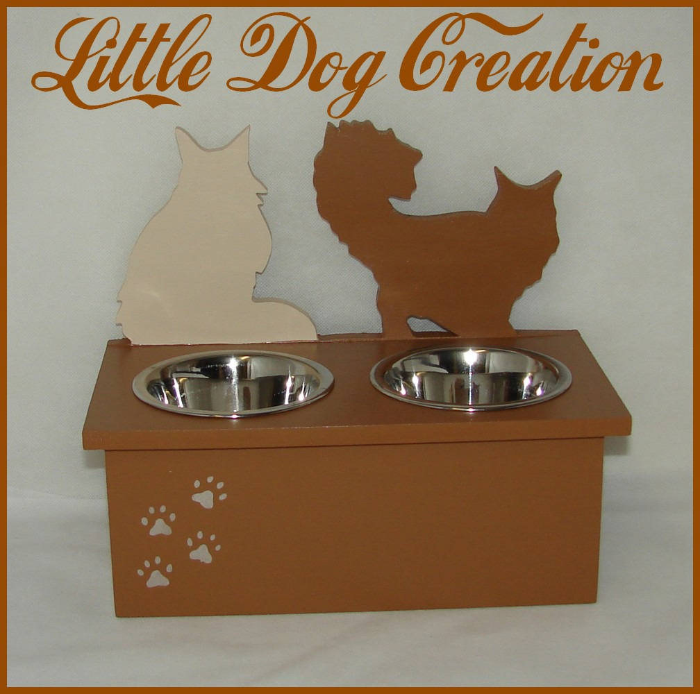 Support Gamelles Pour Chat