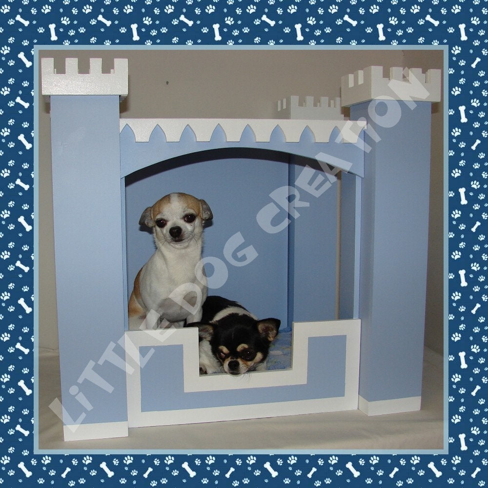 Lit en Bois Pour Animal de Compagnie Couleurs Au Choix Personnalisable