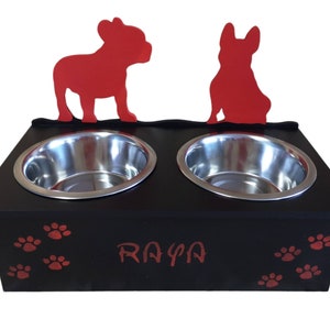 Dog bowl support, customizable, color of your choice image 4