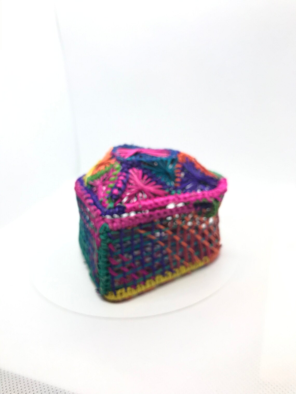 Straw jewelry box Straw trinket box Woven straw jewely Etsy
