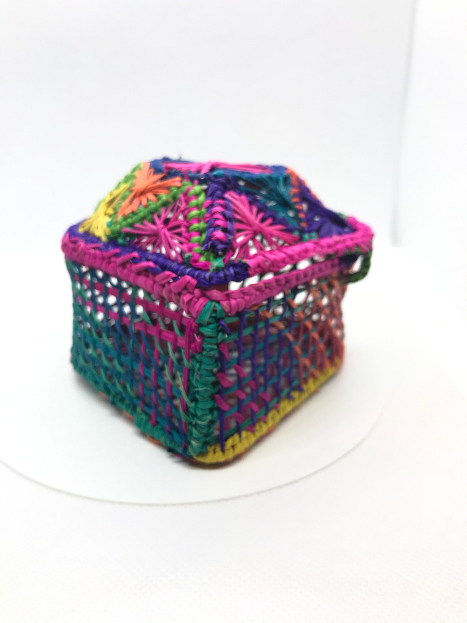 Straw jewelry box Straw trinket box Woven straw jewely Etsy