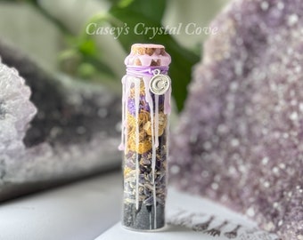 Peaceful Sleep Spell Jar, Nightmare relief, Sleep paralysis, manifestation spell jar, Wicca, witchy, protection gifts for her, gifts for him