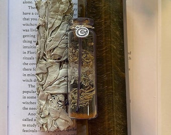 Protection Spell Jar | Spell for cleansing and protection | Wicca | House protection | Tourmaline | Sage