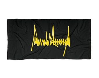 Donald Trump Signature Strandtuch von Trump ist Punk Rock