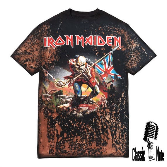 iron maiden tie dye shirt