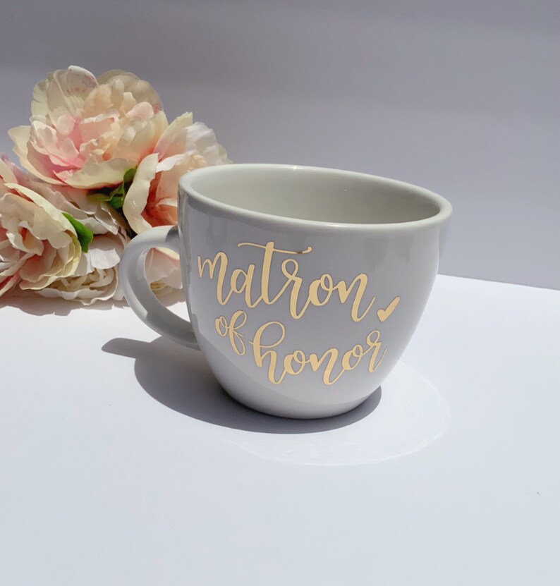 Bridesmaid Proposal Maid of Honor Proposal Matron of Honor Mug Personalized Bridesmaid Mug Custom mug Bridesmaid gift box