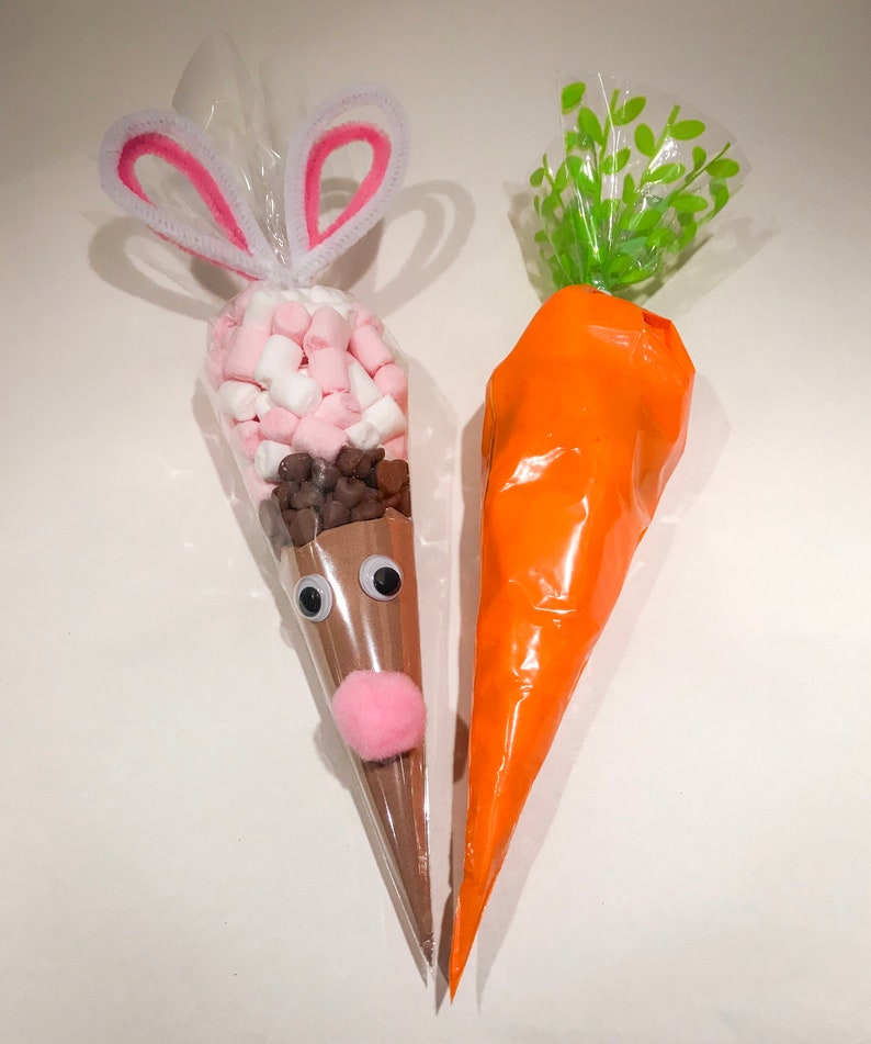 Easter bunny hot chocolate cone gift Etsy
