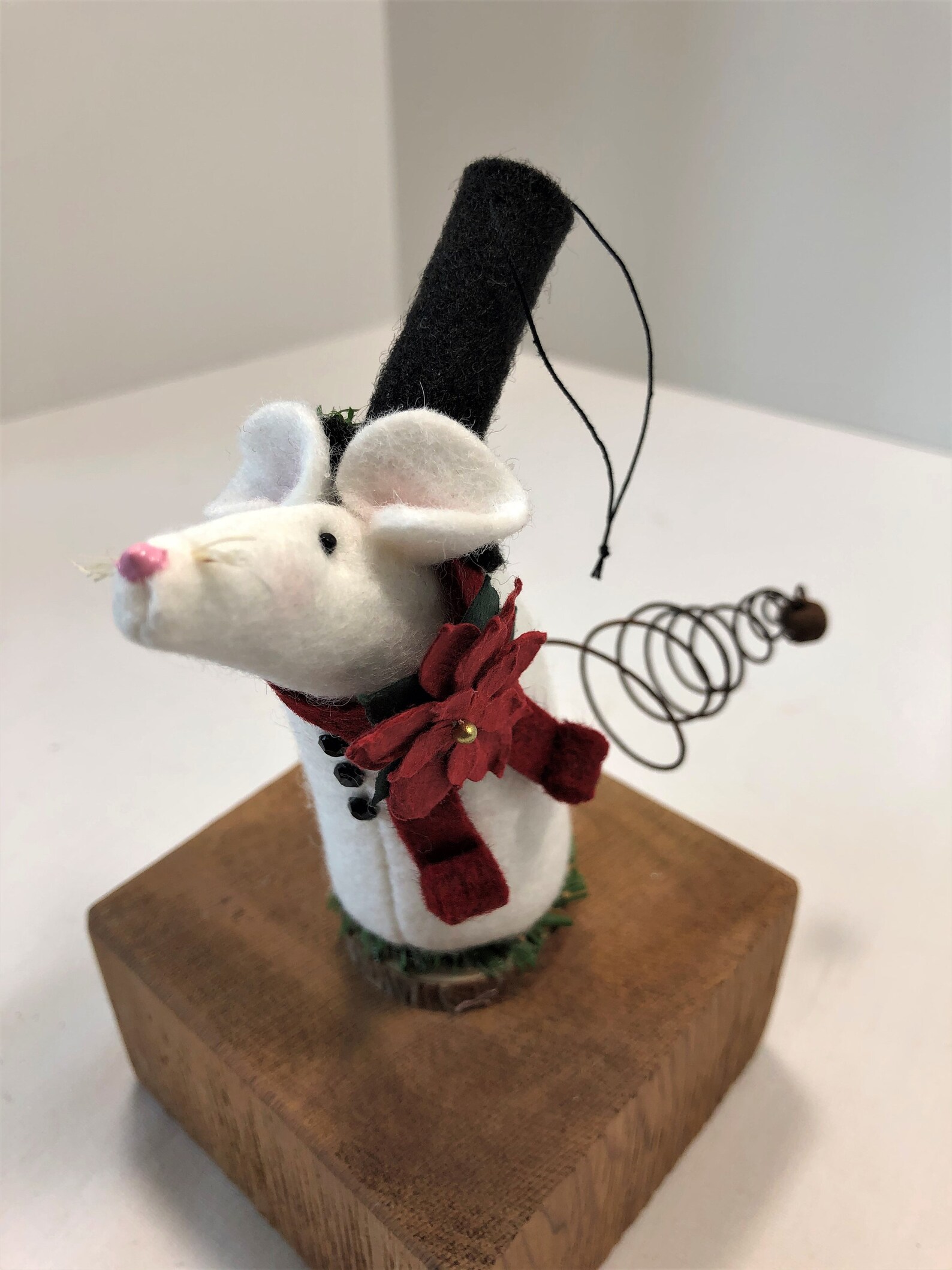 Christmas Mice Christmas Ornament Handmade Original Snowman Etsy