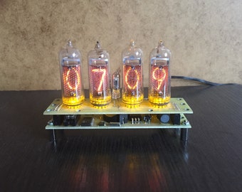 IN-8 ニキシー管時計キット DIY。チューブは不要です。 - Etsy 日本