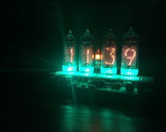 IN-8 ニキシー管時計キット DIY。チューブは不要です。 - Etsy 日本
