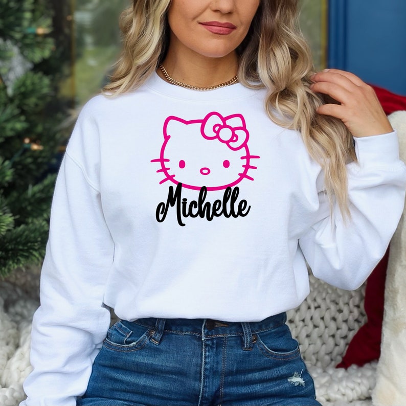 Hello Kitty Sweater, Hello Kitty Xmas Sweater, Cute Holiday, Winter