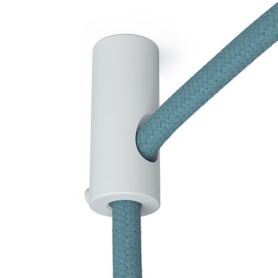 Swag Hook White Ceiling Hook And Stop For Fabric Cable