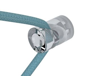 Clear "V" Swag Hook, ceiling or wall hook for any electric cable or wire