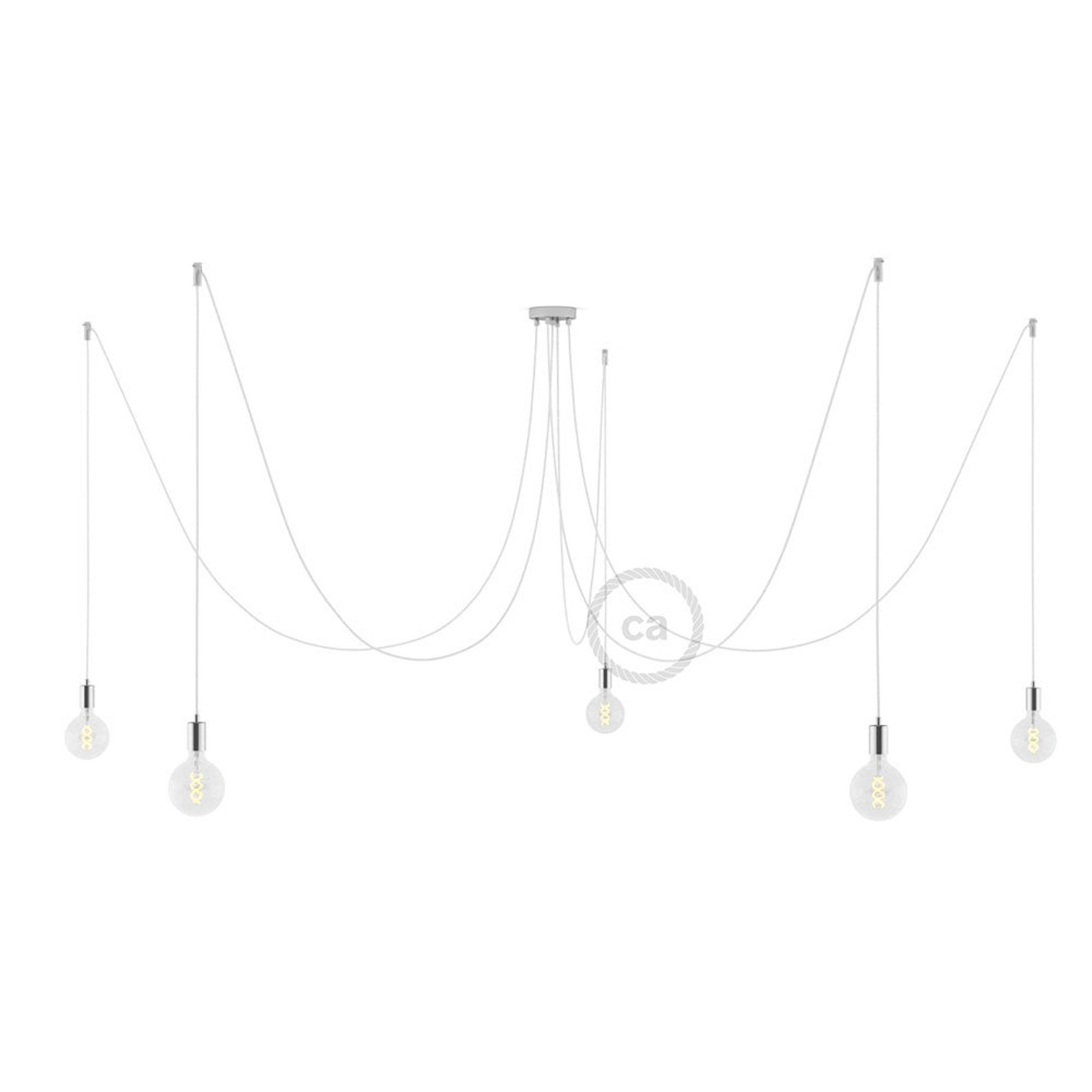 Spider Multiple Pendant Light Chandelier With 5 Pendants Etsy