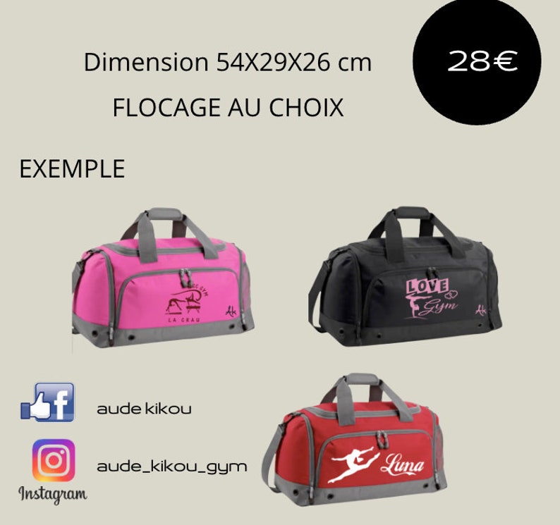 Sac de sport personnalisé image 2