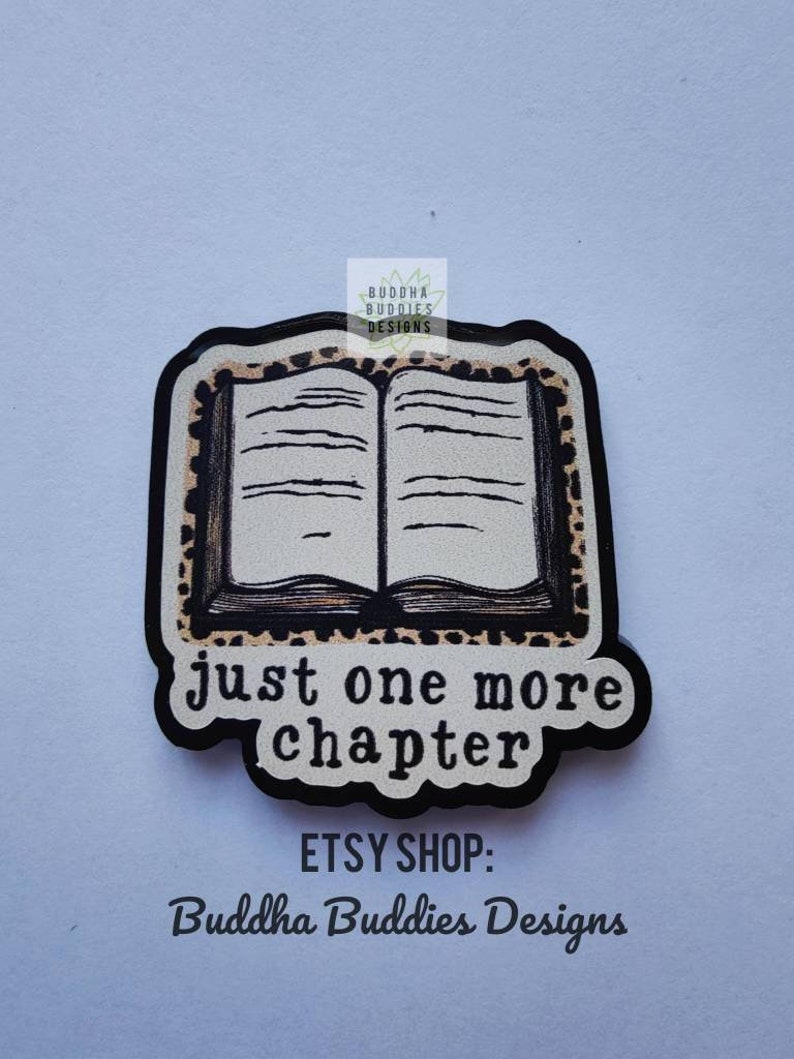 Just One More Chapter Bookmark, Planner Clip, Organizing Clip, Book ...
